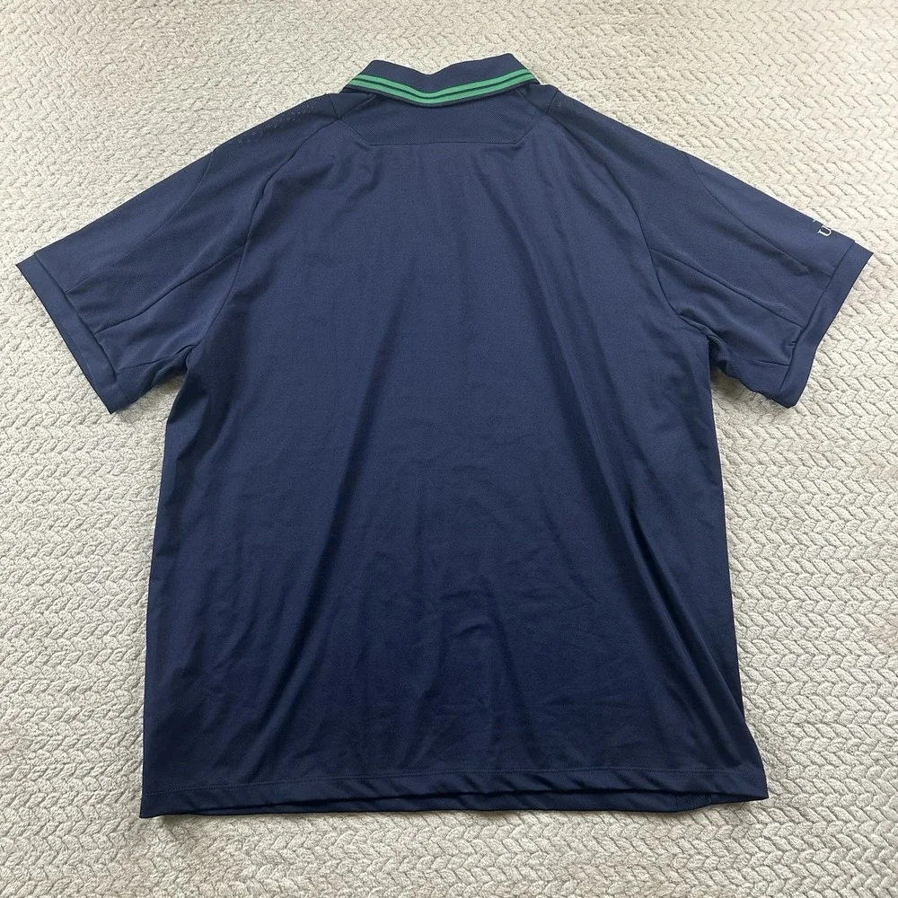Polo Ralph Lauren US OPEN 2012 Big Pony Snap Collar Navy Polo Shirt Size XL